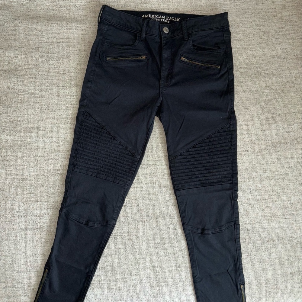 American Eagle Outfitters Charcoal Stretch Pants